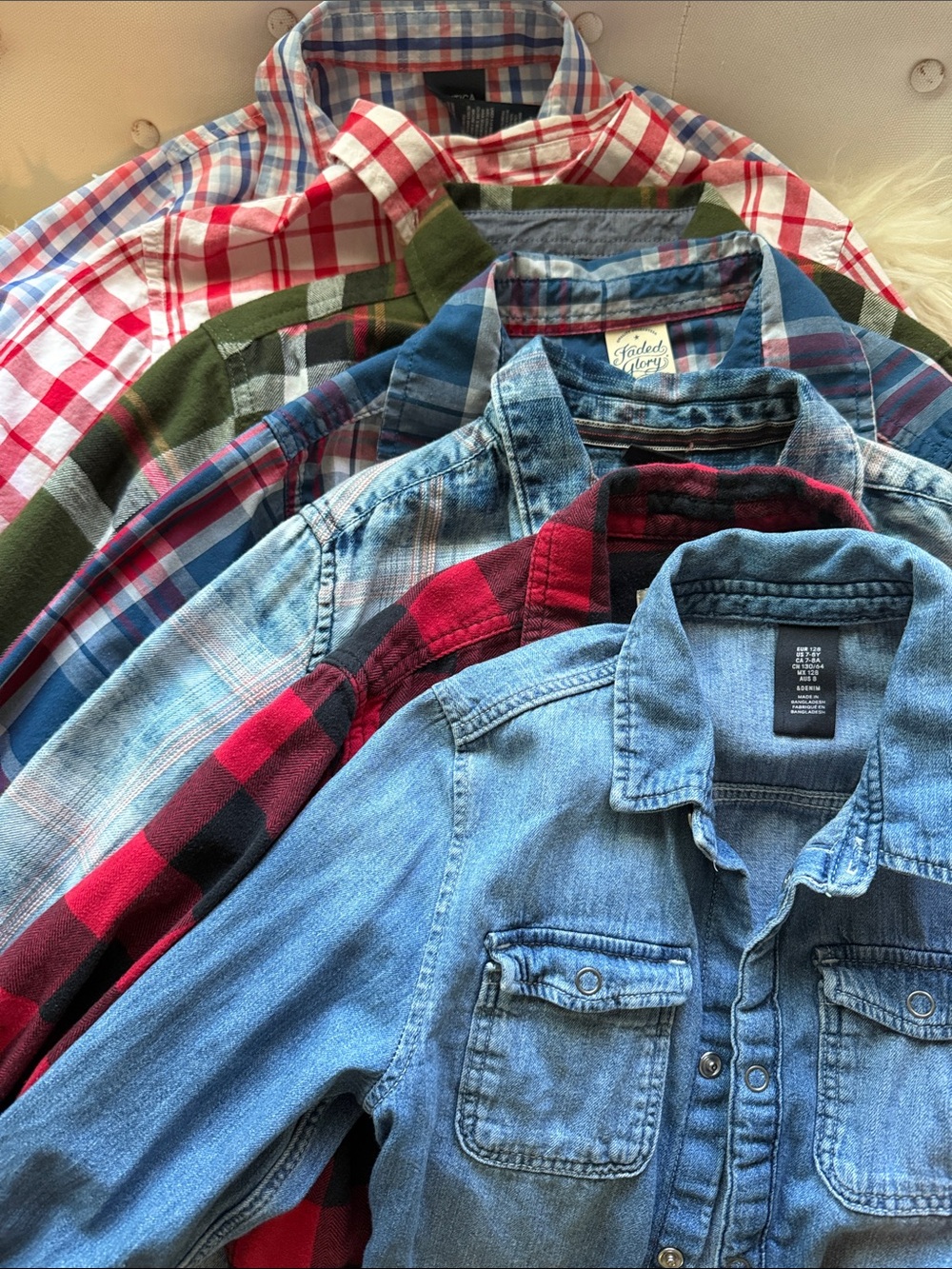 7 Boys Button Down Shirts